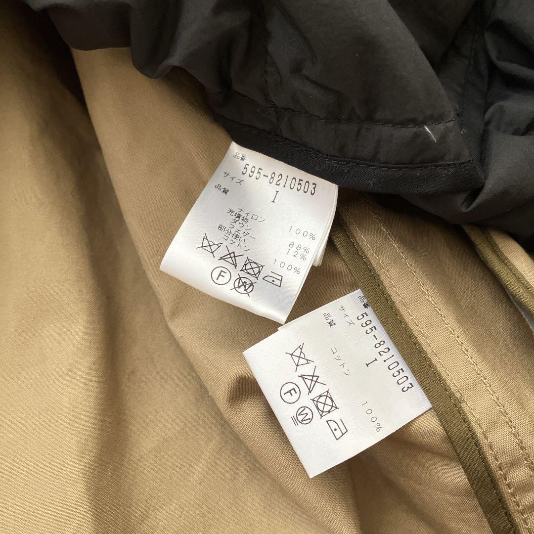 美品 MHL 3way フード ダウン 取外可 モッズ コート ライナー ロング