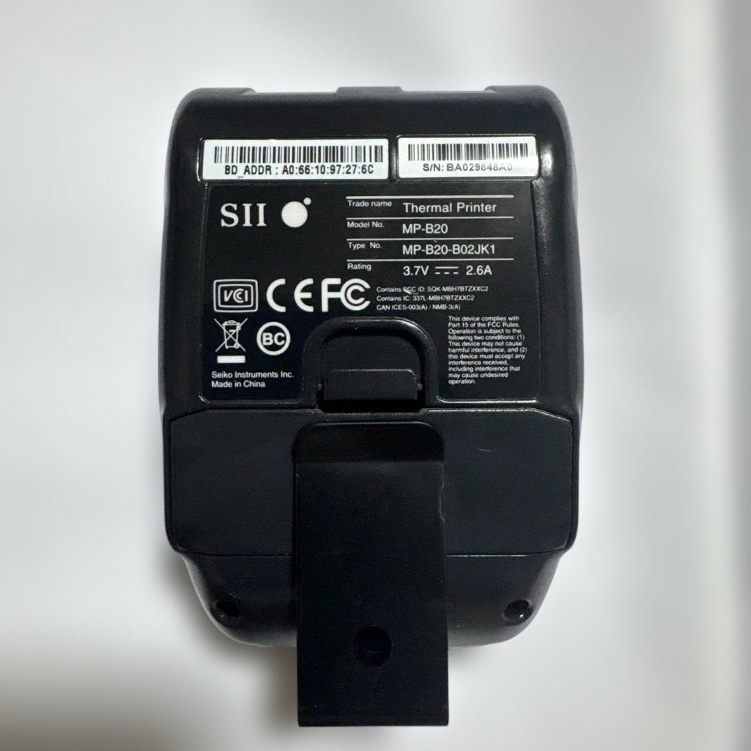 SII ポータブルプリンター 本体