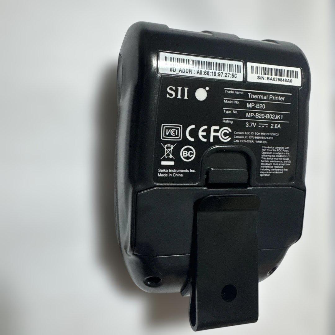 SII ポータブルプリンター 本体