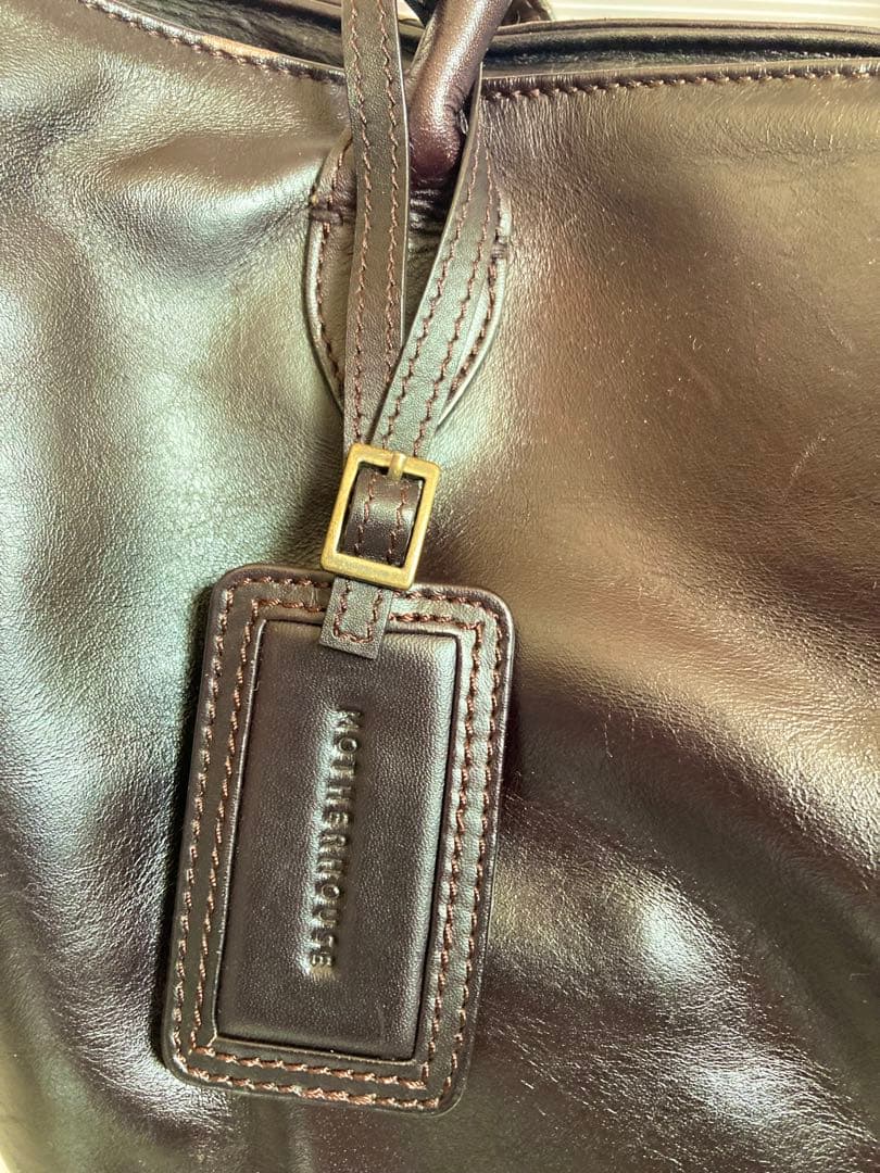 MOTHER HOUSE マザーハウス　本革　バッグ　ダークブラウン