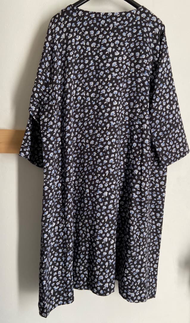 45R フラワープリントワンピース