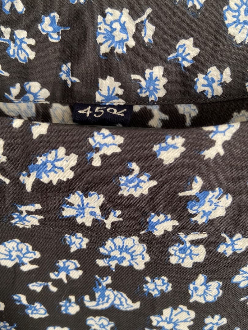 45R フラワープリントワンピース