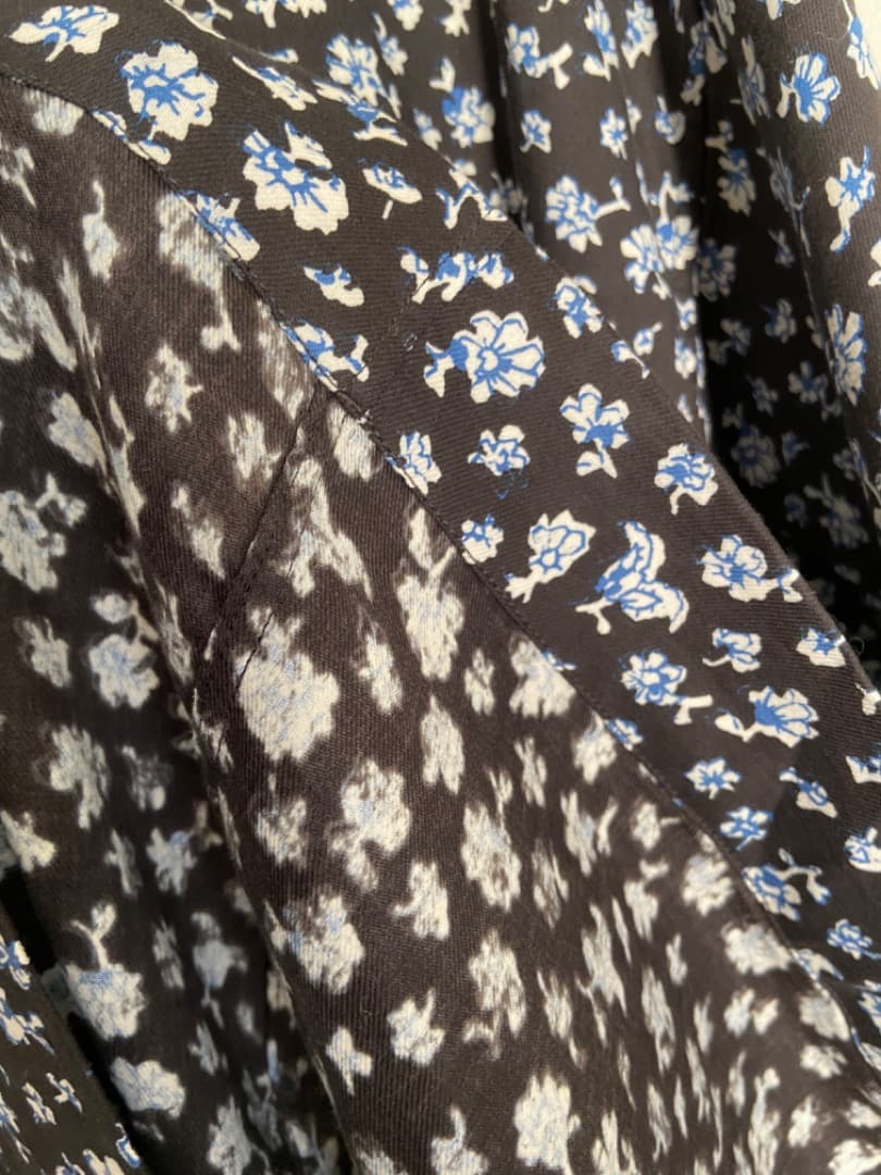 45R フラワープリントワンピース