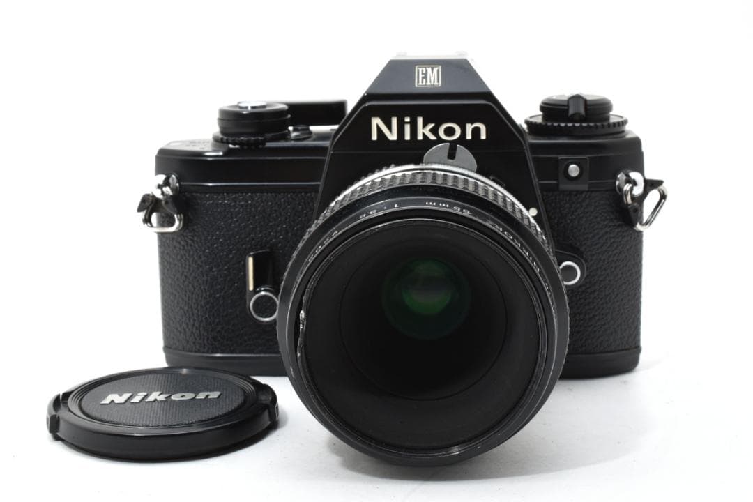 ニコン EM＋Micro NIKKOR 55mm F3.5 カメラ レンズ
