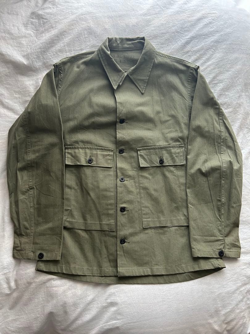 40s usnavy M43ミリタリージャケット ダウンポケット デッドストック