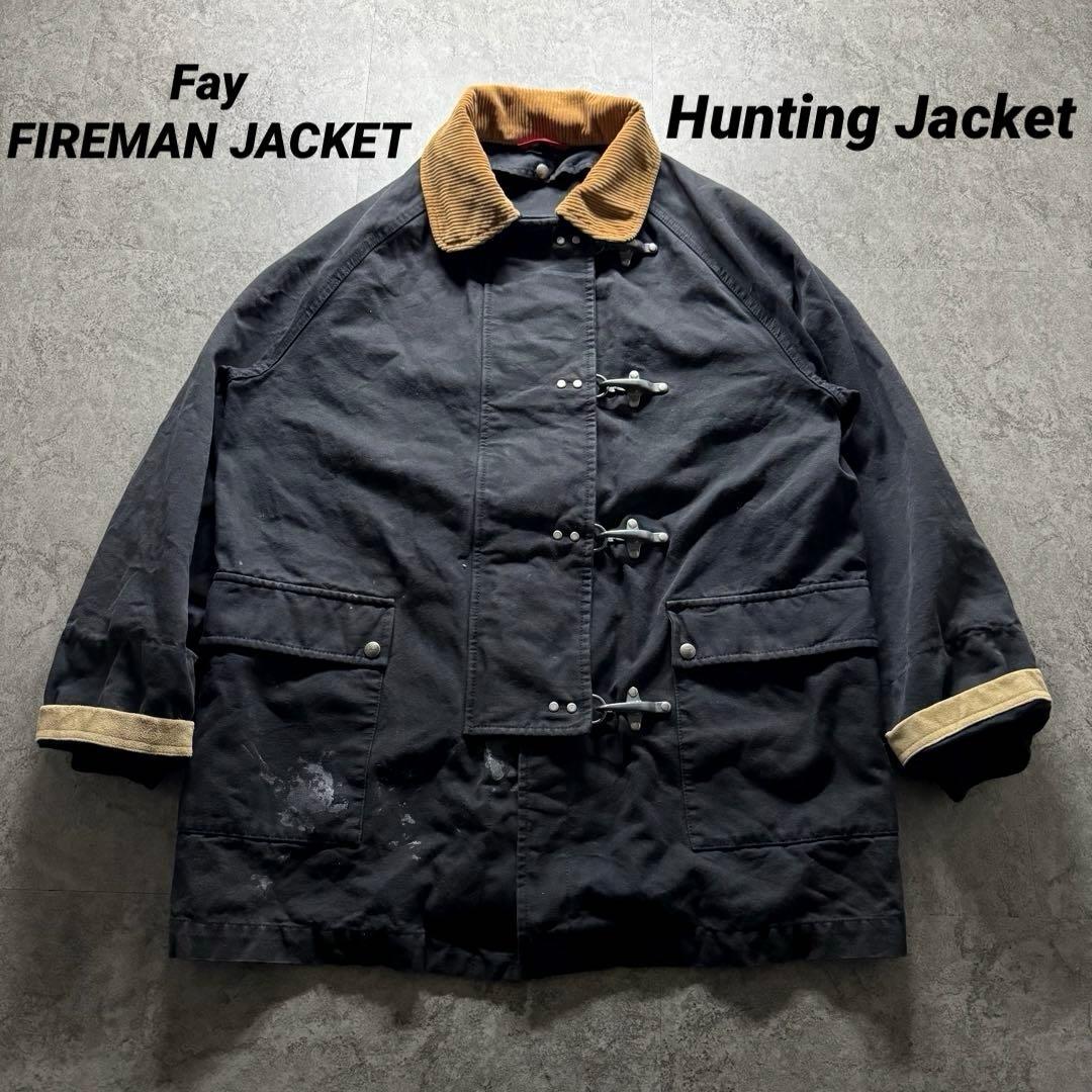【vintage】Fay フェイ　M ファイヤーマンジャケット　M コーデュロイ