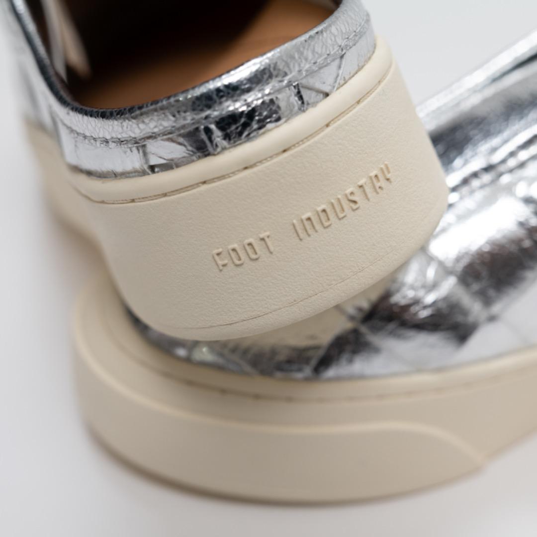 靴 FOOT INDUSTRY LEATHER MULES KNITTING