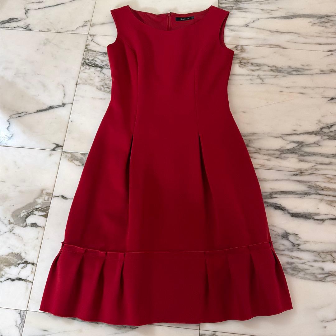 Rene ルネ　赤ワンピース　34 美品❣️