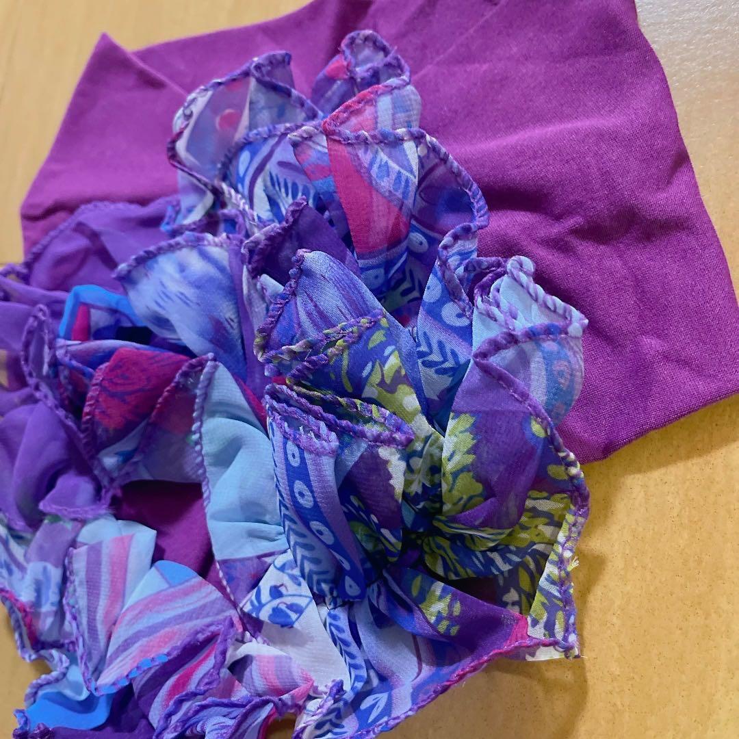 太陽様 ターバン ブルー パープル 15枚