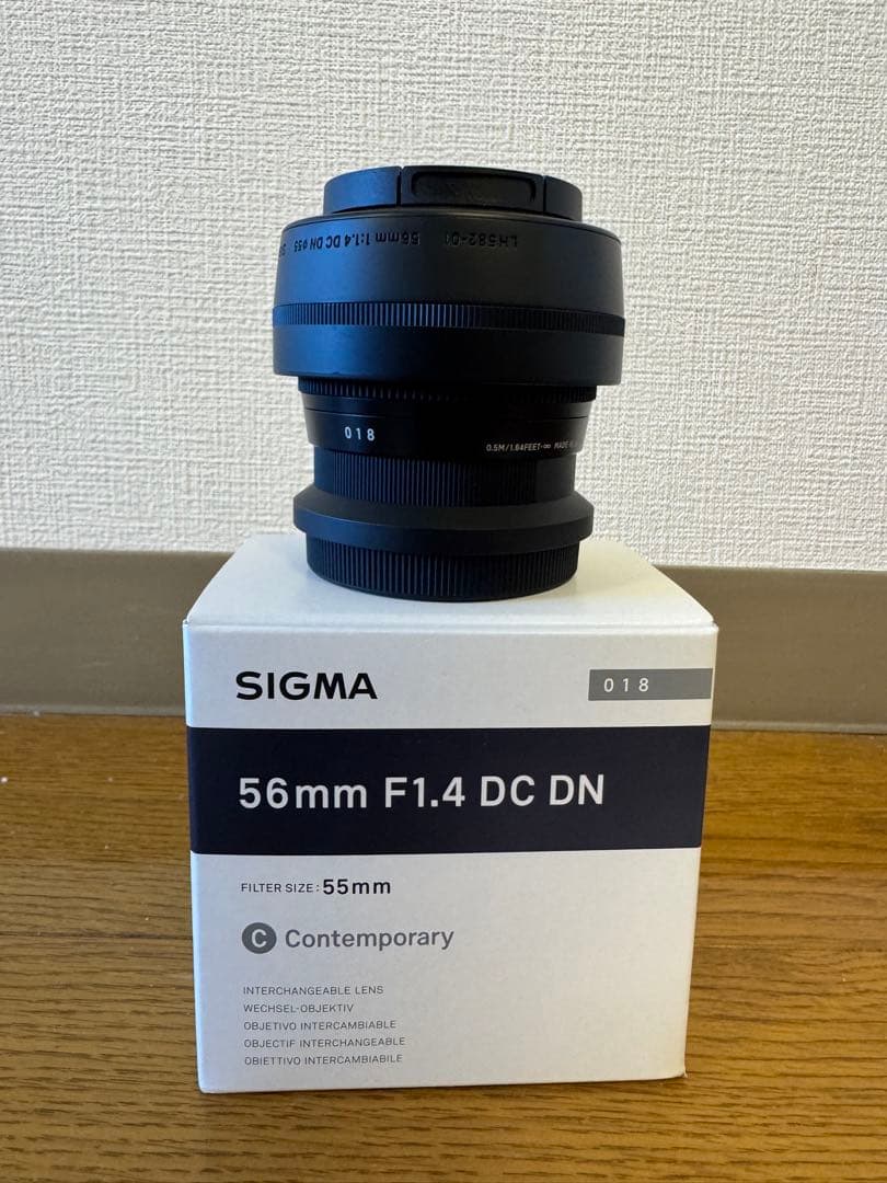 【美品】SIGMA Contemporary 56mm F1.4 DC DN