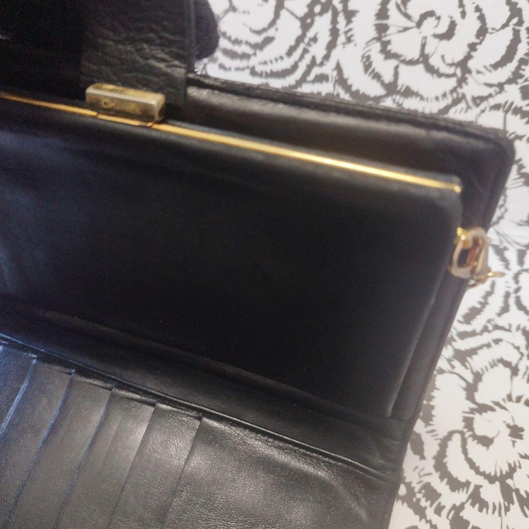 シャネル　がま口財布　キャビア