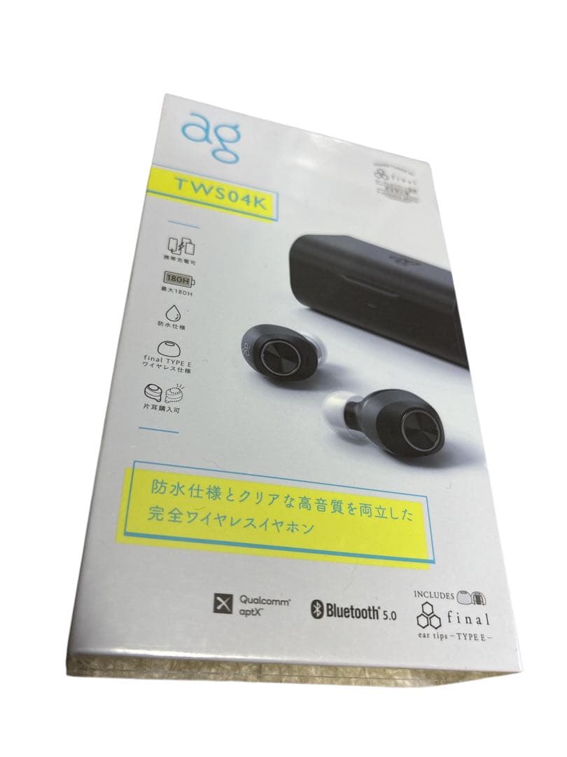 ag TWS04K 完全ワイヤレスイヤホン