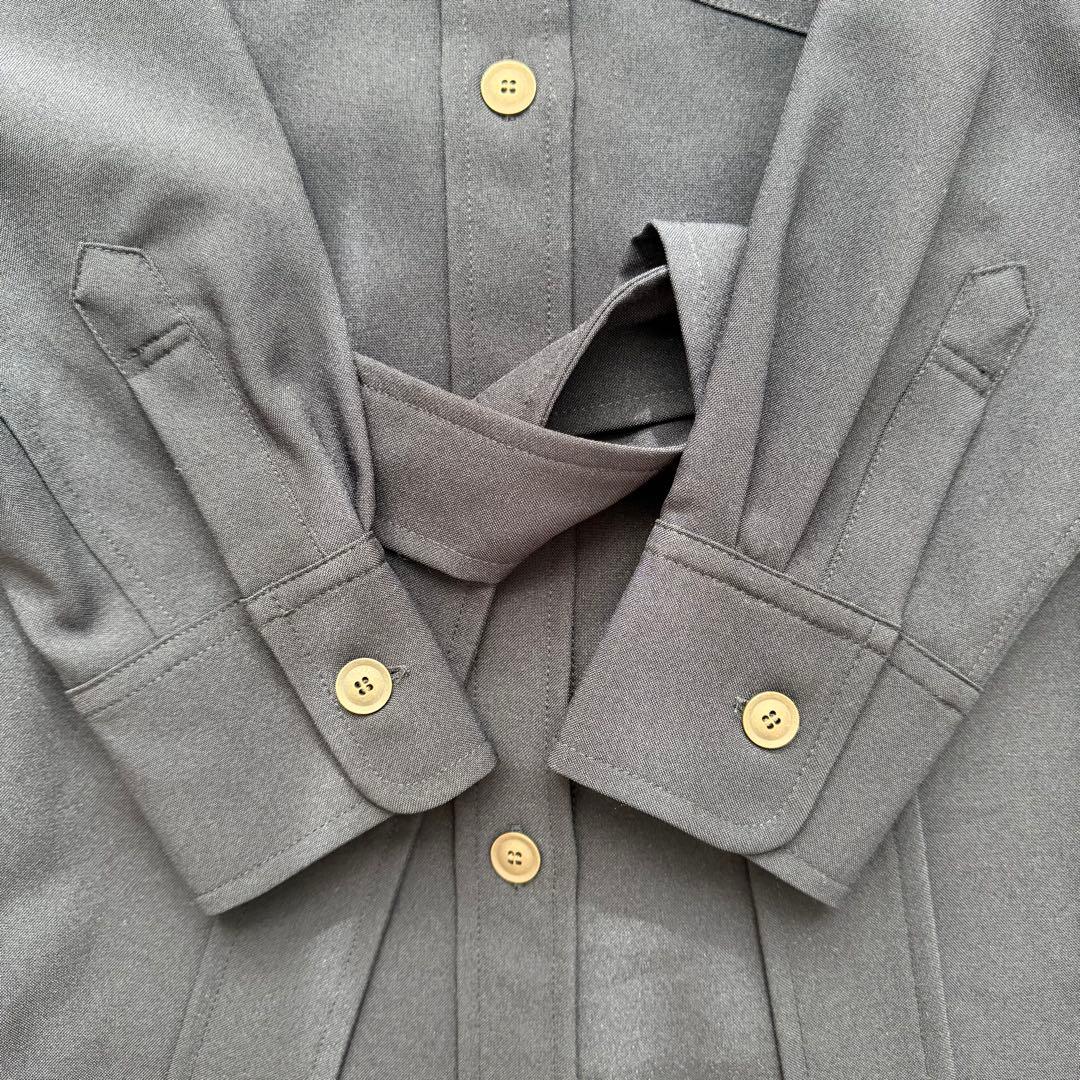 新品✨SOEJU ソフトオックスシャツワンピース　XSサイズ　ネイビー 現行品