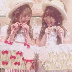 リズリサ　トゥララ　姫 アイスクリームチャームかごバッグ