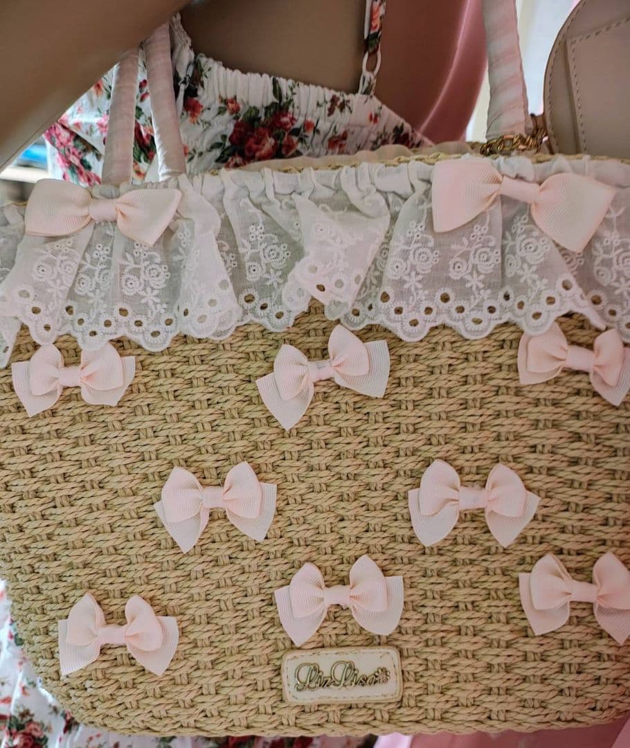 リズリサ　トゥララ　姫 アイスクリームチャームかごバッグ