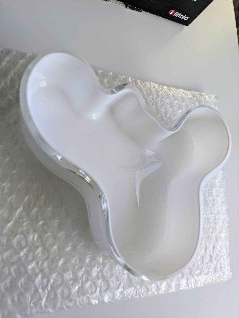 アアルト ボウル 195 136 ペンケース ホワイト グレー系 MALJA