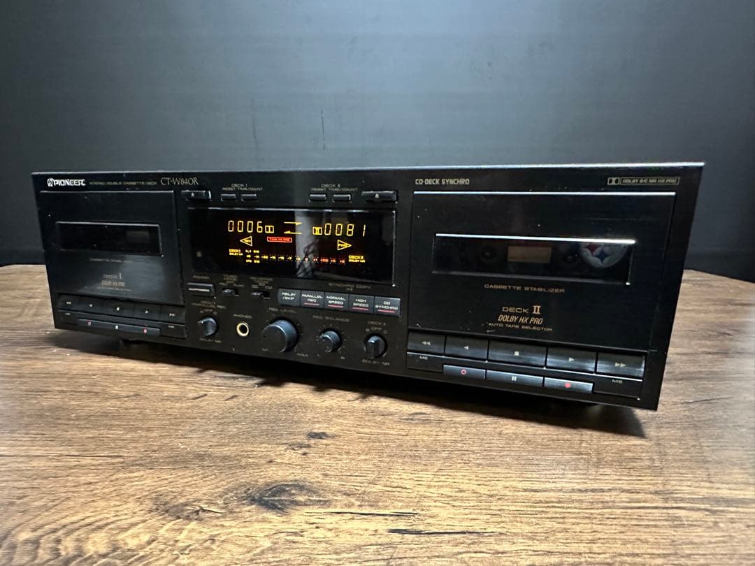 Pioneer パイオニアCTーW840R 動作品