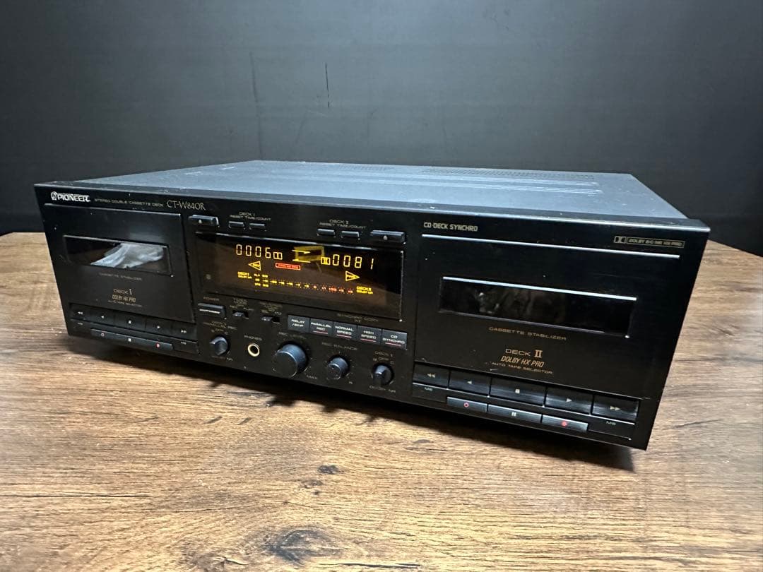 Pioneer パイオニアCTーW840R 動作品