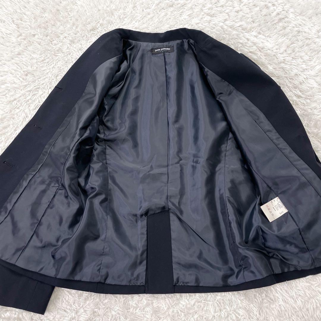 pom ponette 卒服　ブレザースカートセット　エンブレム 刺繍 160