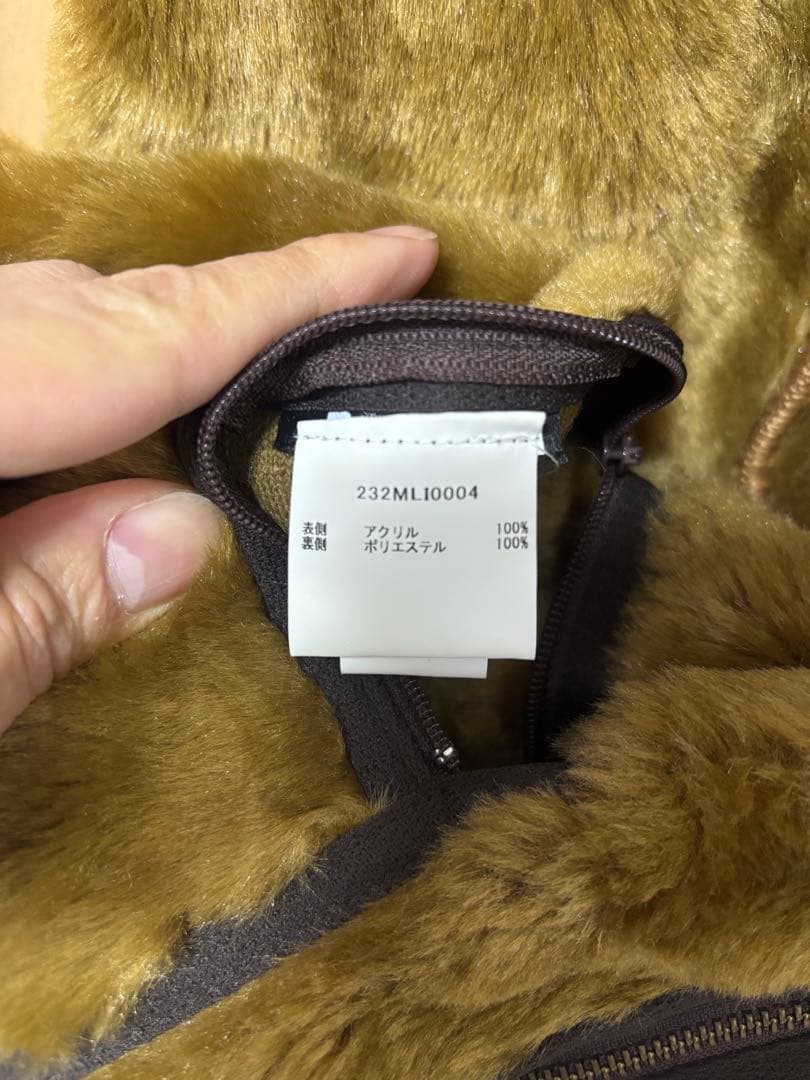 【サイズ42】Barbour フロントジップ ファーライナーベスト　AW23