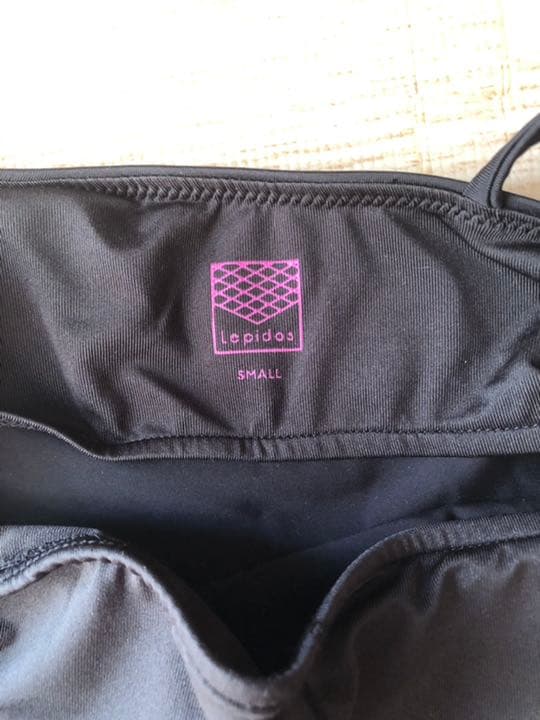 新品未使用【Lepidos 】黒　ワンショルダー×ダブルストラップトップ