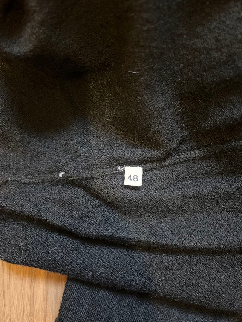 イタリア製　helmut lang ブラック　ニット長袖シャツ ヘルムートラング