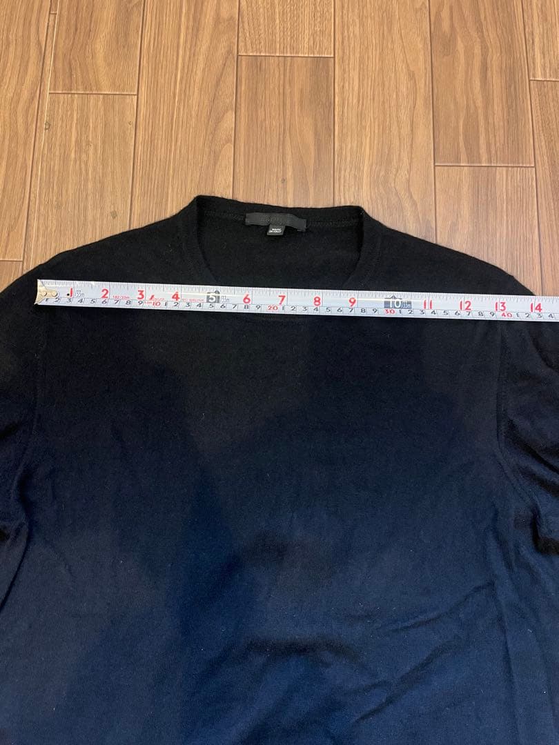 イタリア製　helmut lang ブラック　ニット長袖シャツ ヘルムートラング