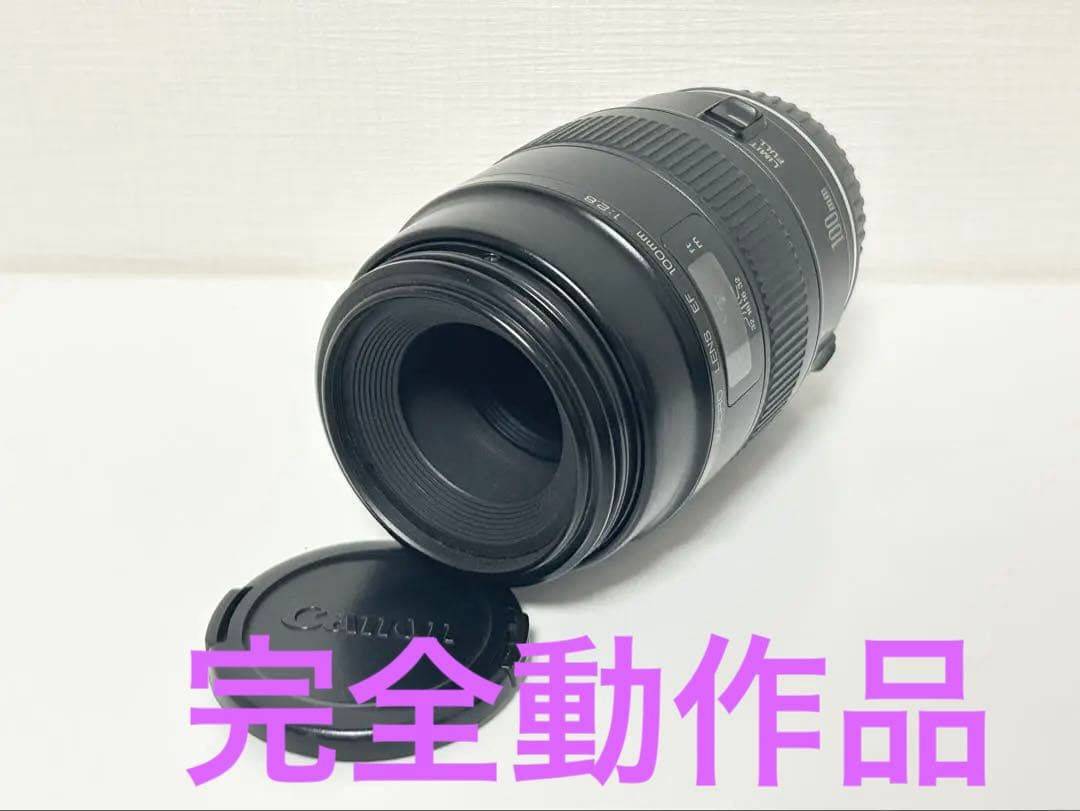 154 完全動作品 Canon EF 100mm f2.8 Macro キャノン