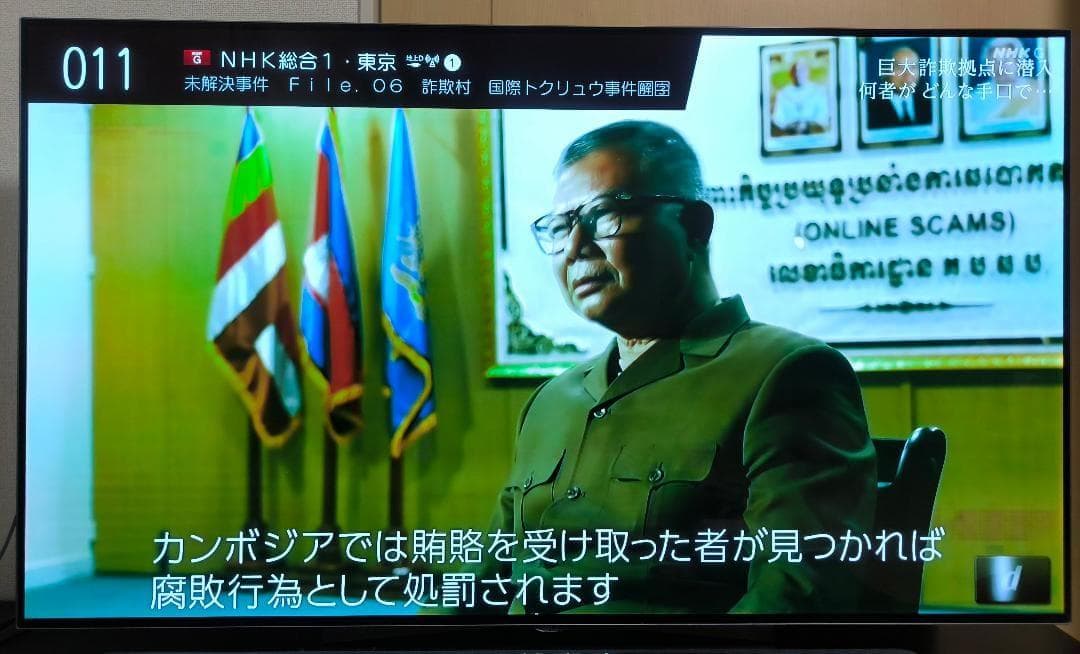 すし　4K有機EL55型テレビ　LG製OLED55B6P