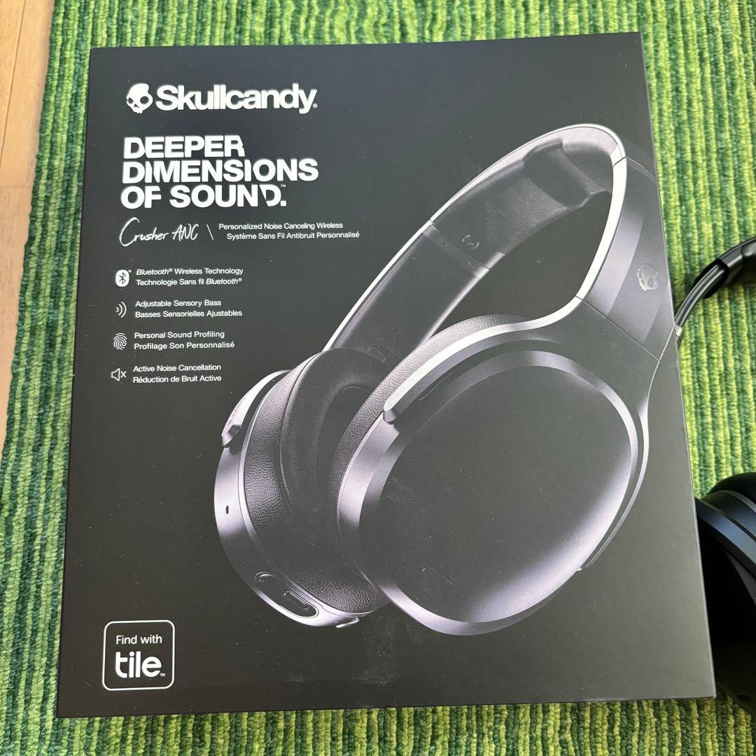 美品‼️即送‼️Skullcandy Crusher ANC ブラック