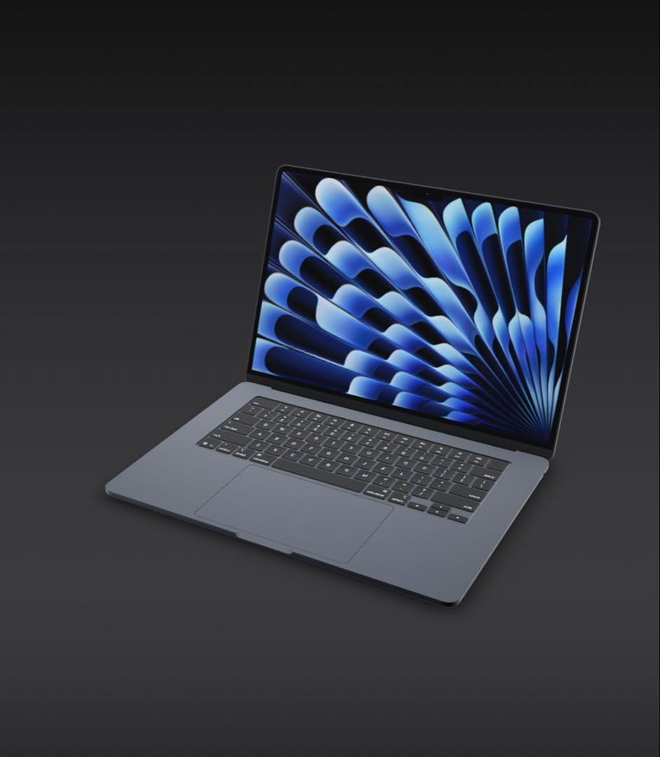 15インチ MacBook Air - ミッドナイト　M4チップ　16ギガメモリ