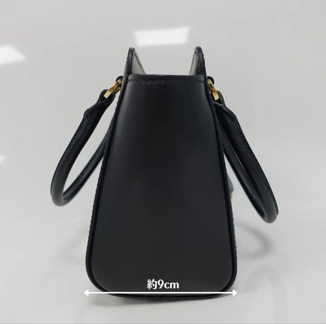 PRADA★1BA380 サフィアーノショルダーバッグ　ブラック