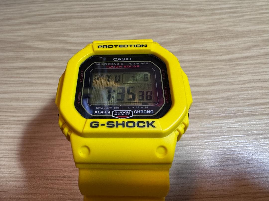 G-SHOCK 30周年記念モデル ライトニングイエロー
