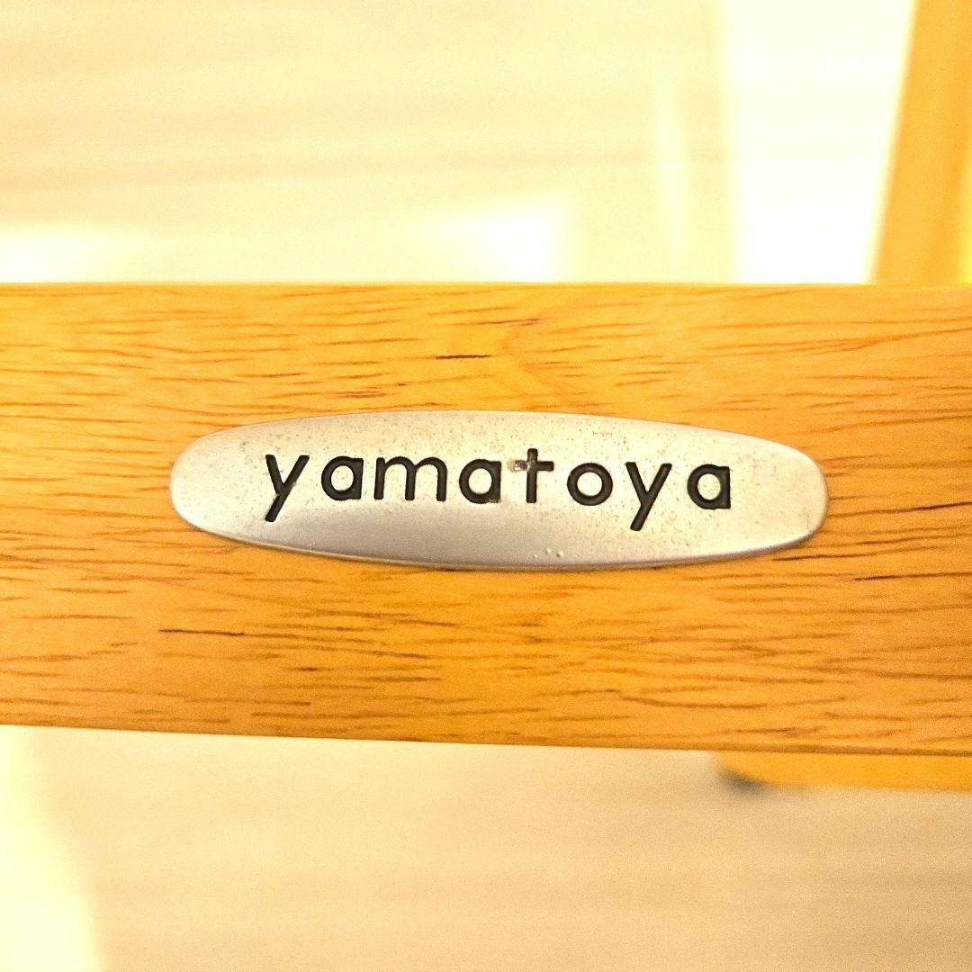 【美品】大和屋 すくすくスリムフィットチェア テーブル&ガード付ナチュラル