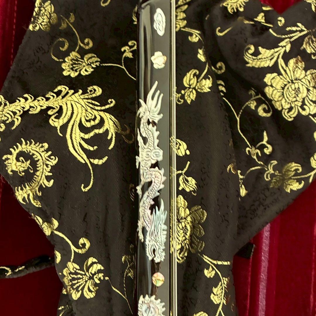 美品　沖縄 三線 本蛇皮 ハードケース