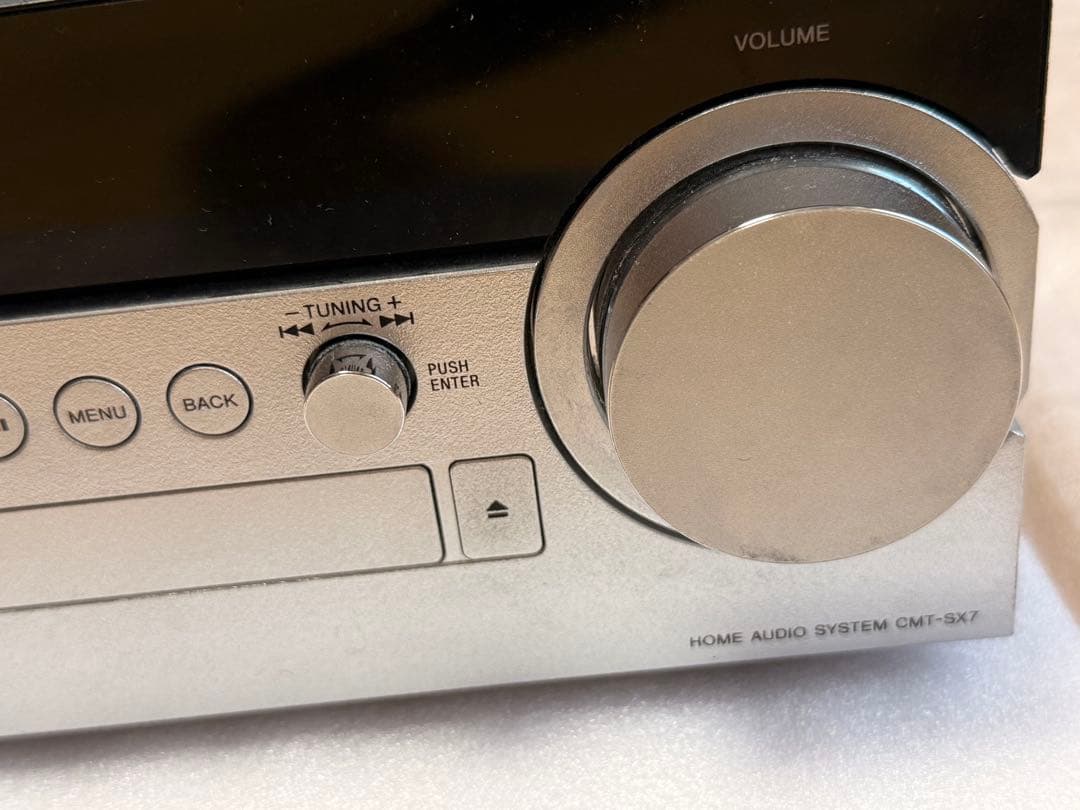 ソニー　コンパクトオーディオ　ハイレゾ対応CMT-SX7 (リモコンのみ故障)