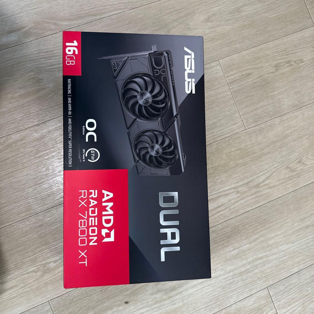 ASUS Radeon グラフィックボード 本体 7800XT