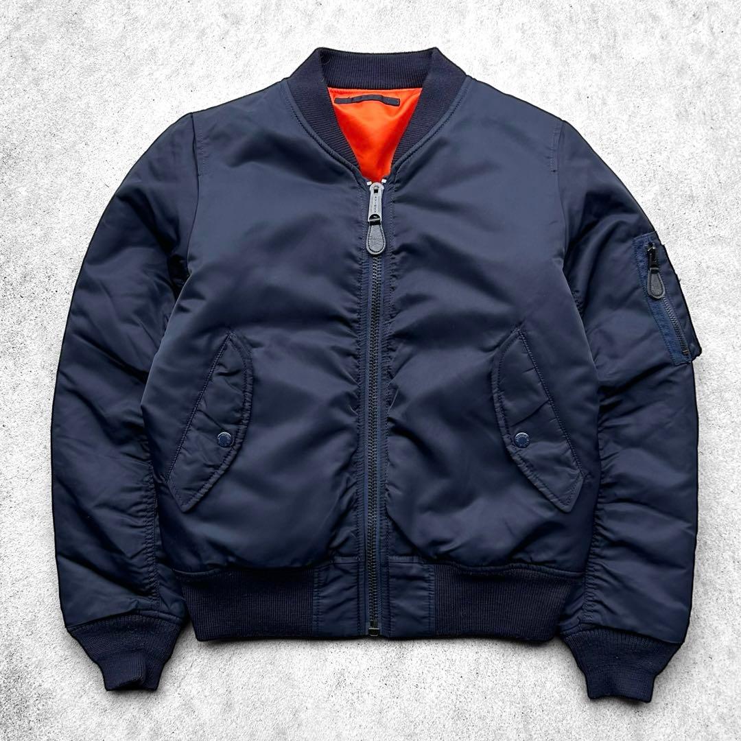 美品 AVIREX アヴィレックス MA-1 リバーシブル フライトジャケット