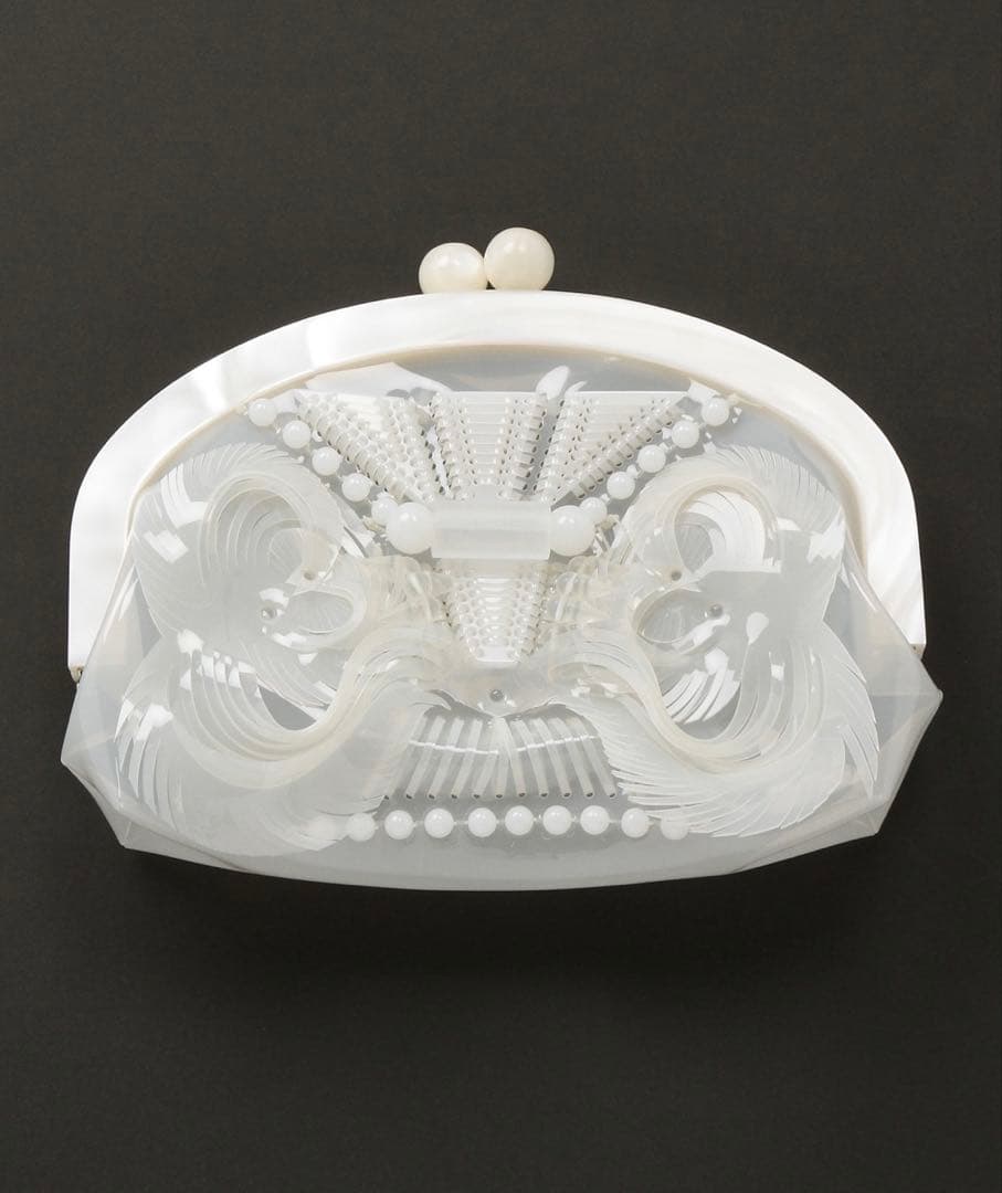 mamekurogouchi マメ クロゴウチ ガマグチ PVCクラッチ