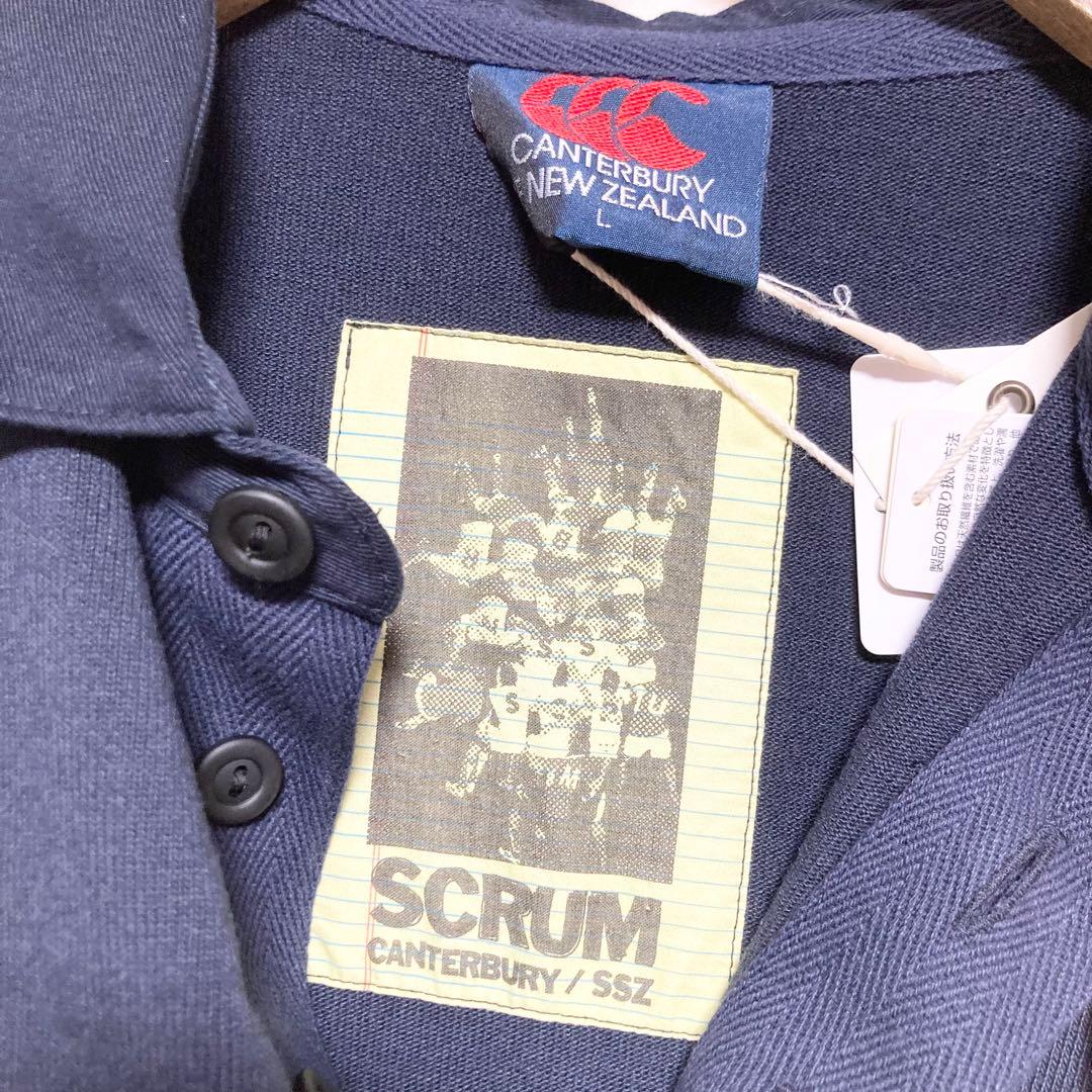 Lサイズ！タグ付き！SSZ × Canterbury ラガーシャツ