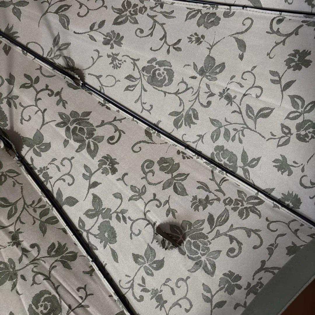 お値下げ　前原光榮商店オリーブグリーン 花柄 長傘