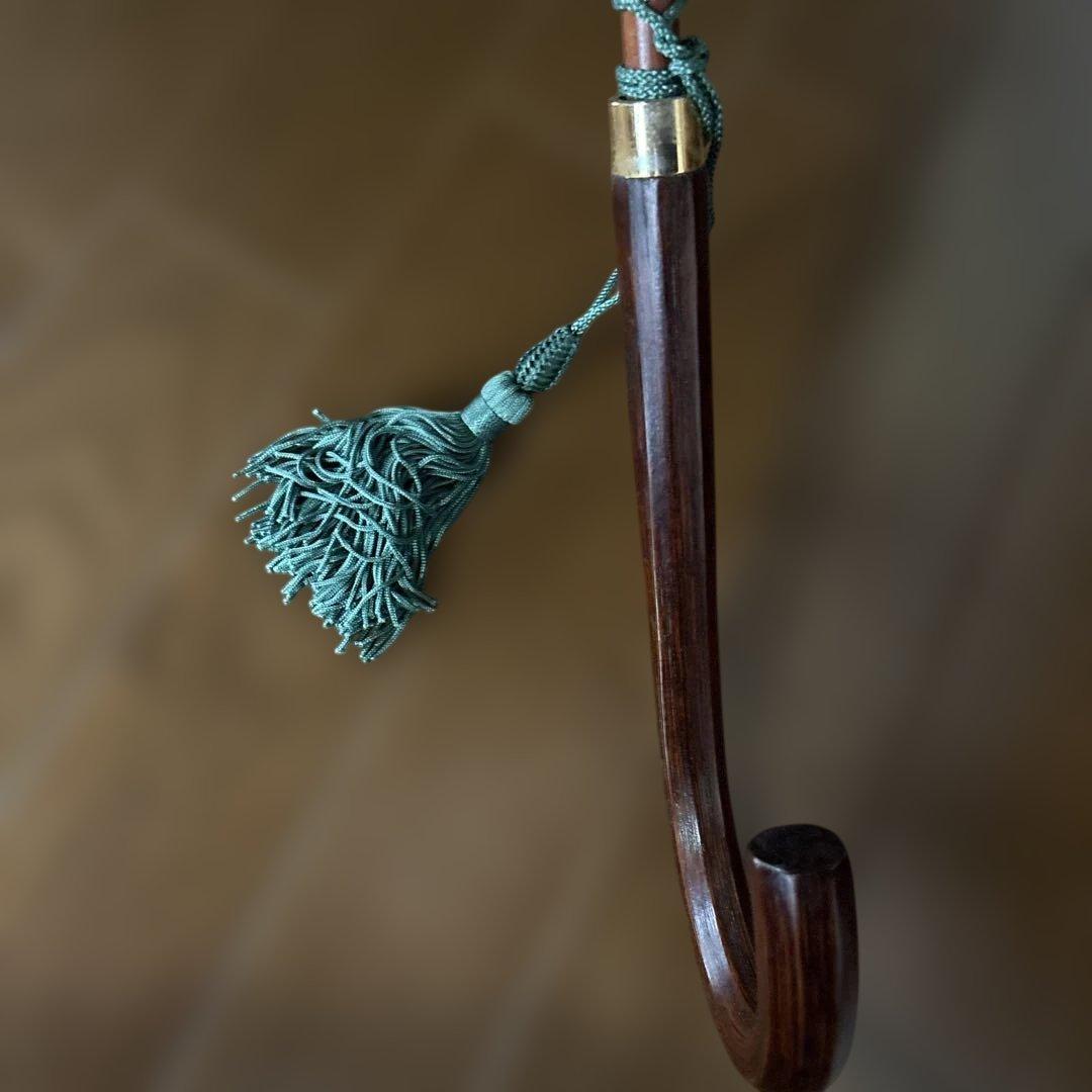 お値下げ　前原光榮商店オリーブグリーン 花柄 長傘