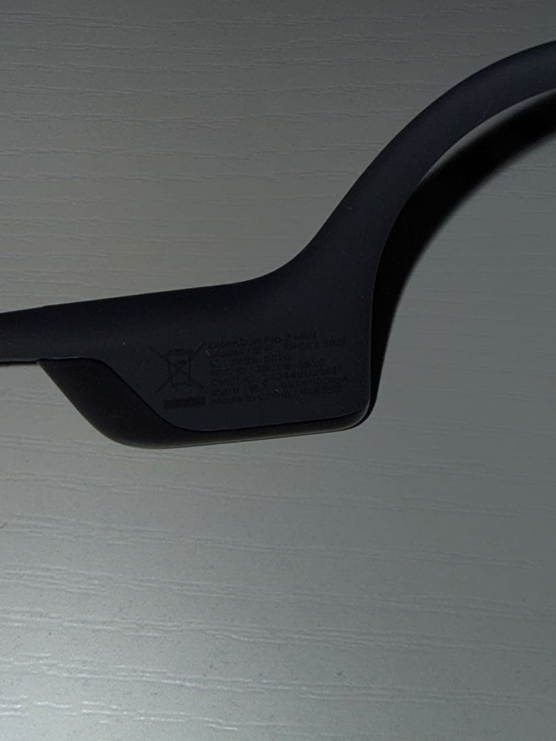 shokz open run pro2 骨伝導イヤホン 付属品なし