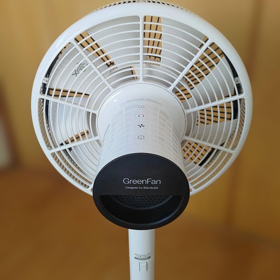 扇風機 ホワイト　バルミューダ　Greenfan 2