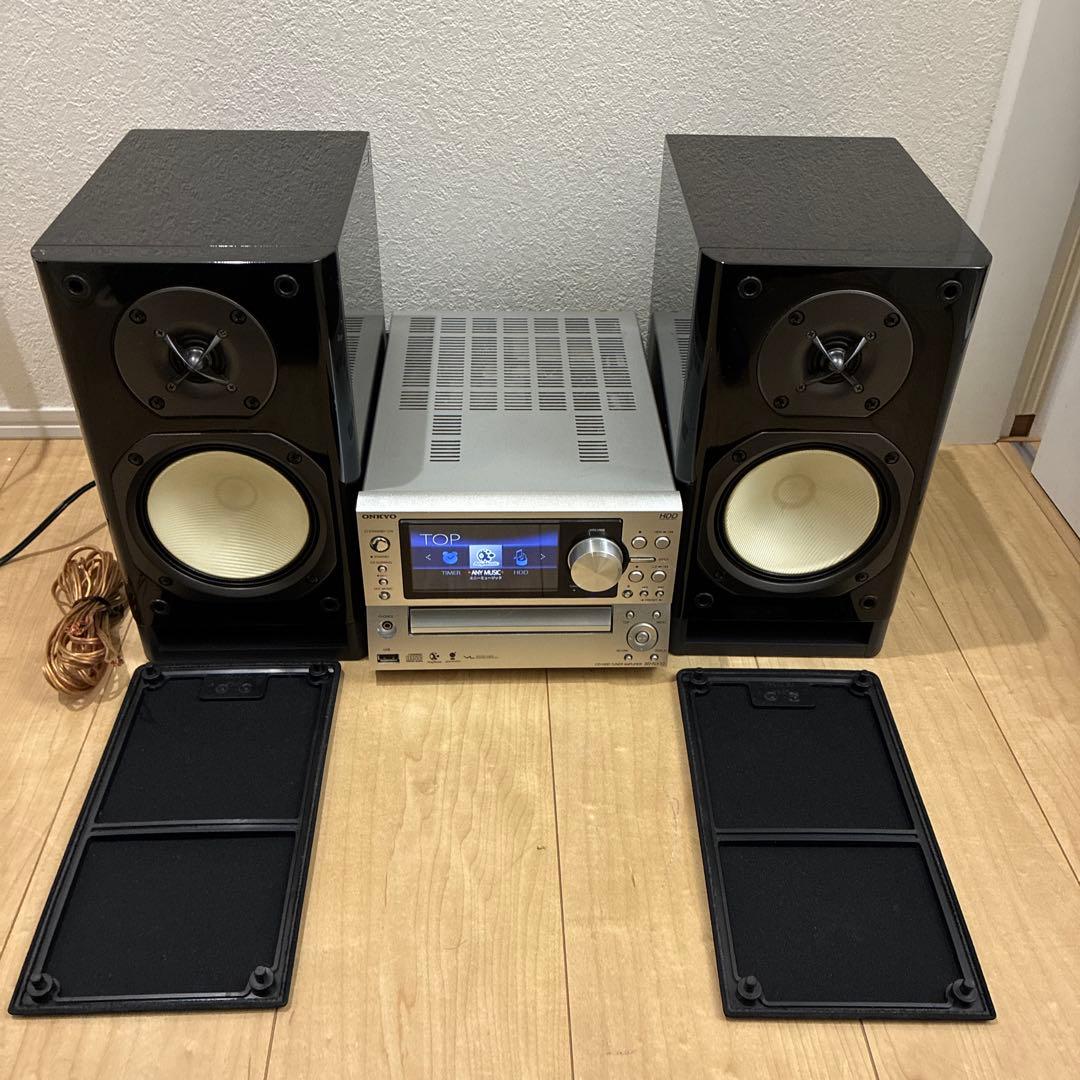 動作ok ONKYO BR-NX10 CD HDD ミニコンポ HDD80GB