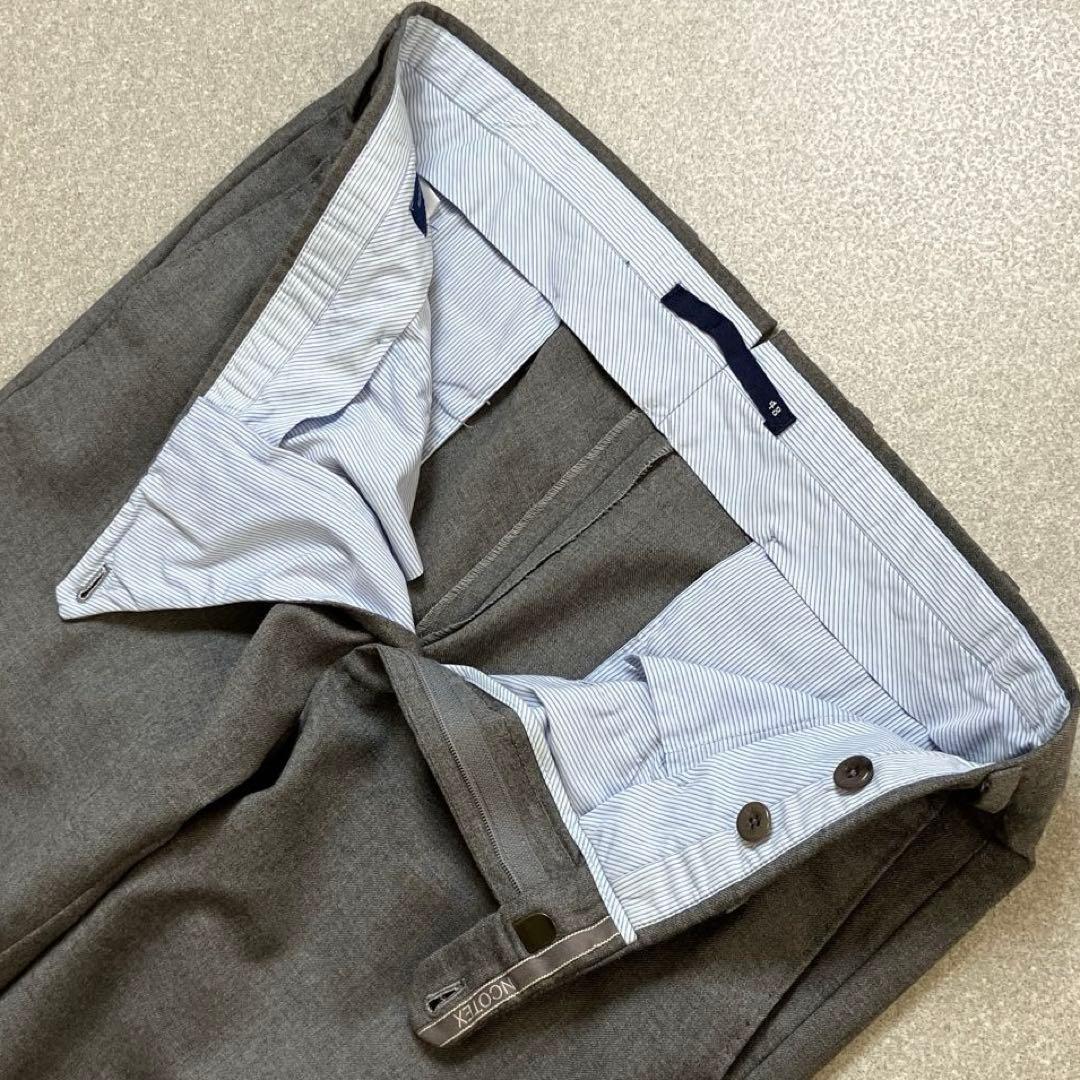 【SUPER100’s 48】インコテックス スラックス ウール100%