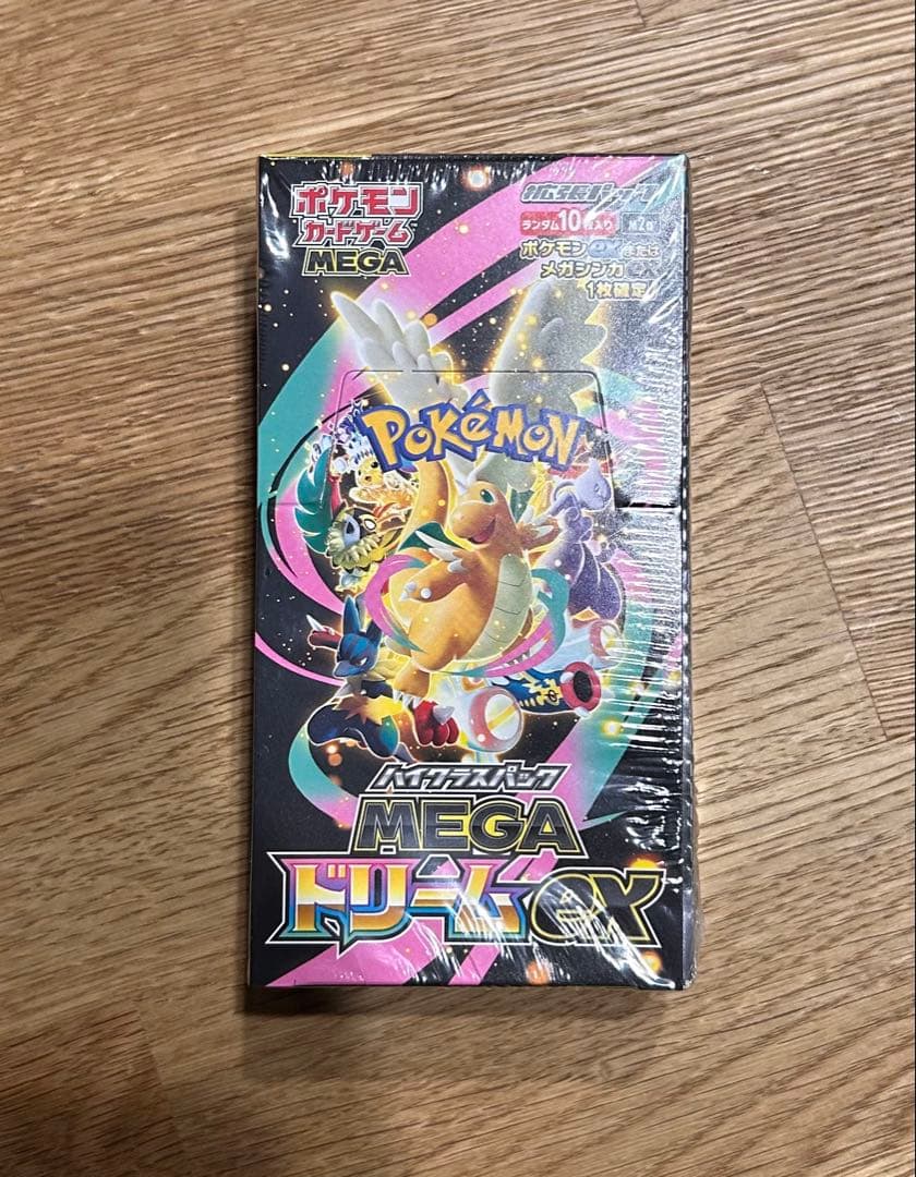 ポケモンカードゲーム MEGAドリームex 1box 新品未開封　シュリンク付き