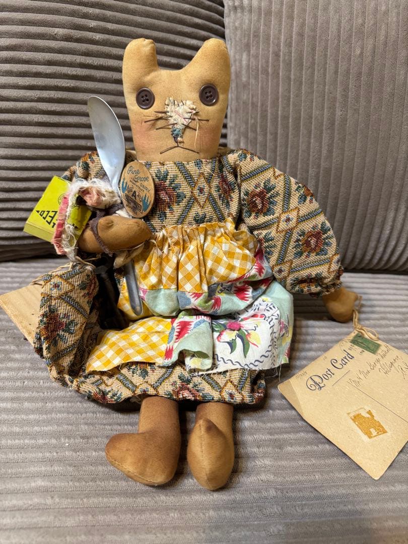 【最終お値下げ】毛塚千代さん猫天使ドール』