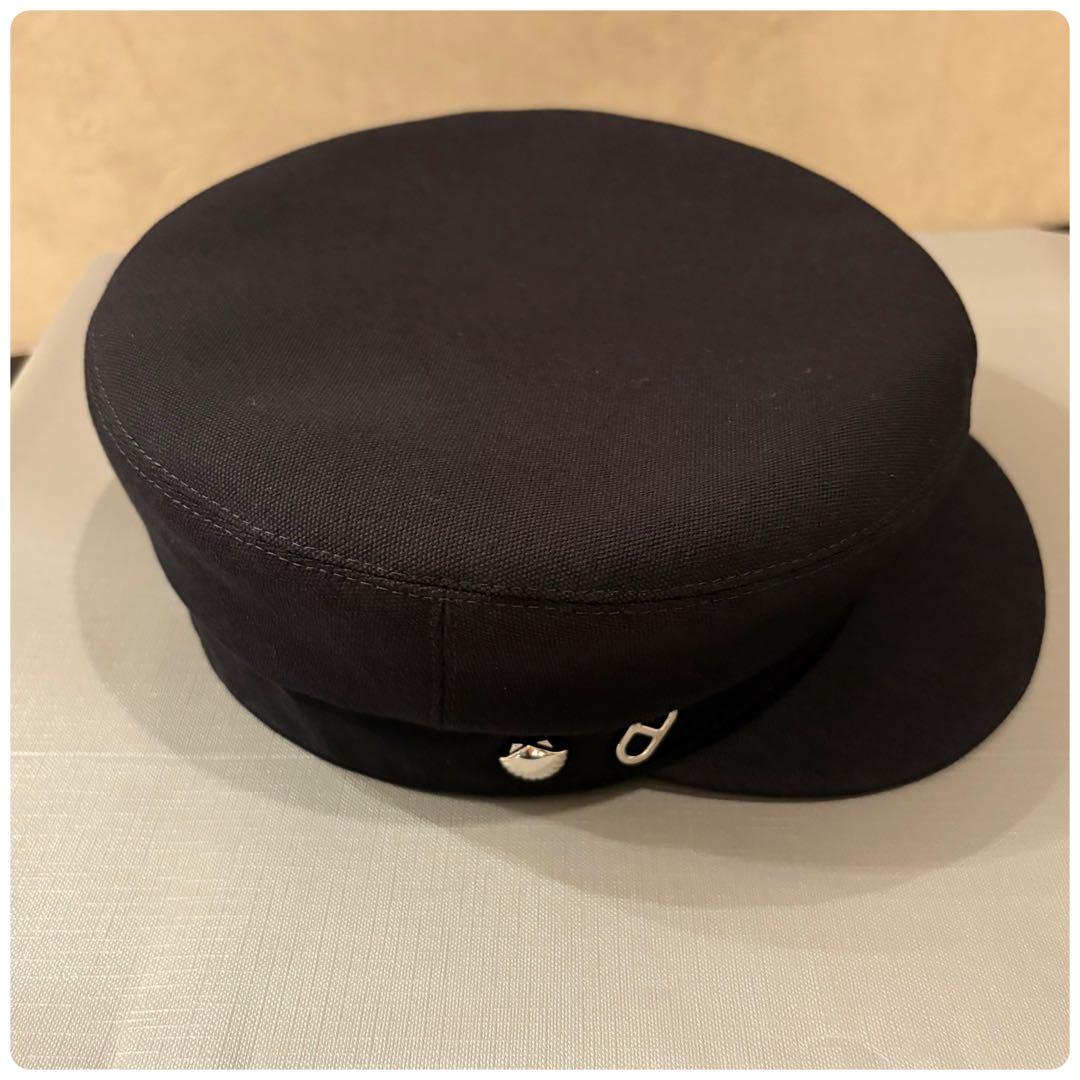 エルメス キャスケット2024SS人気《 ジュリエッタ・シーシェル 》57黒美品