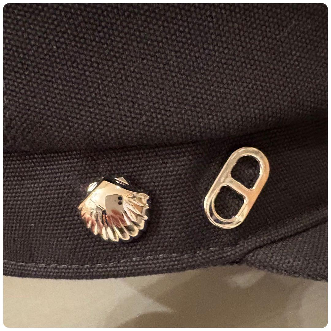 エルメス キャスケット2024SS人気《 ジュリエッタ・シーシェル 》57黒美品